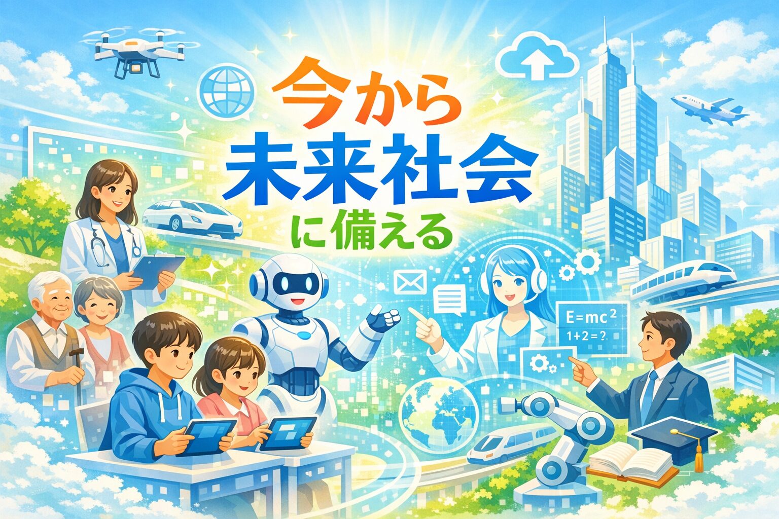 今から未来社会に備える