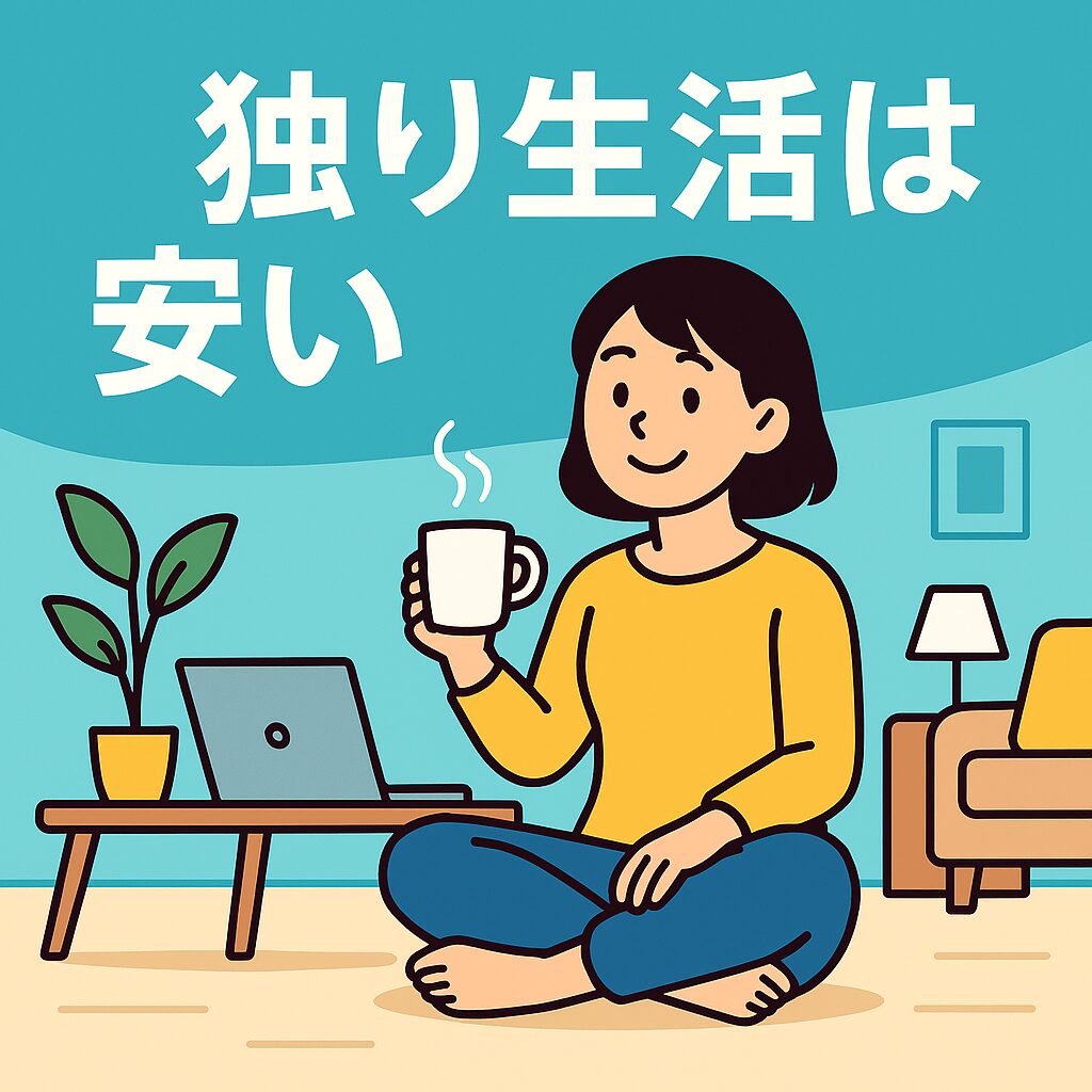 独り生活は安い