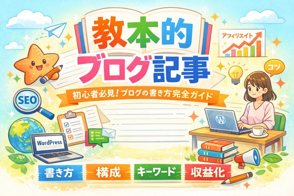 教本的ブログ記事