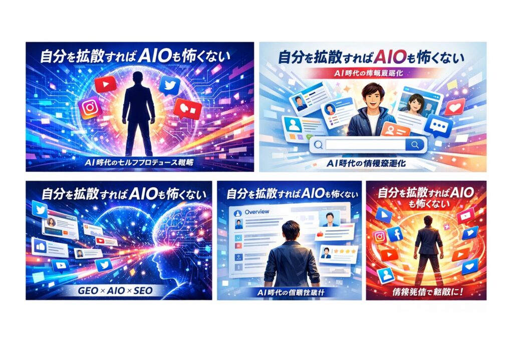 自分を拡散すればAIOも怖くない