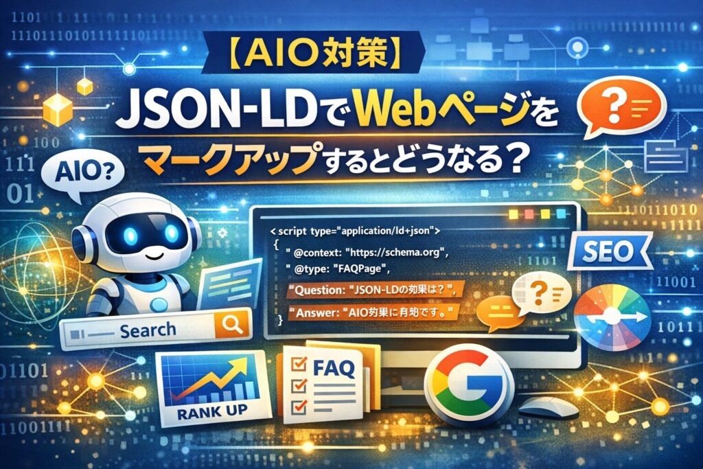 【AIO対策】JSON-LDでWebページをマークアップする