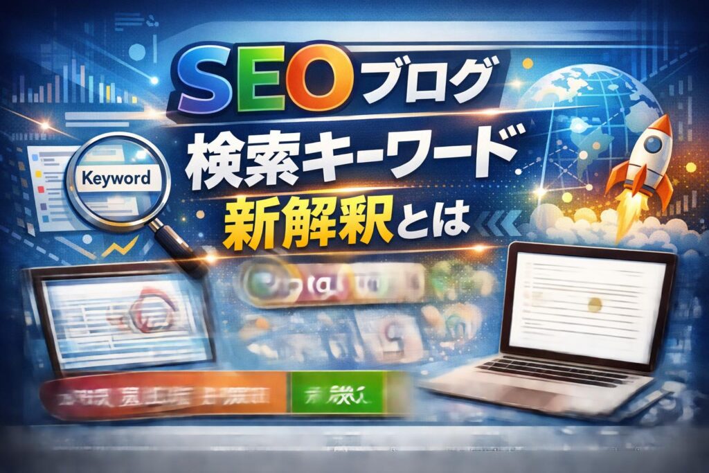 seoブログ検索キーワード新解釈とは