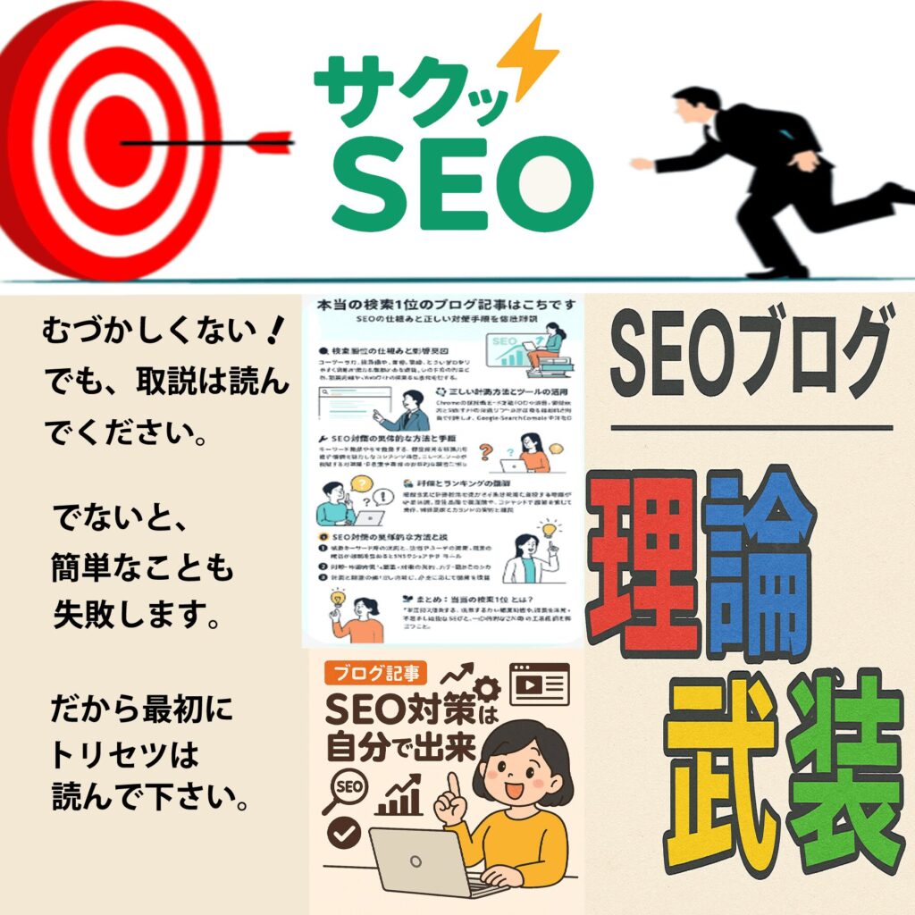 検索seoはブログ初心者でも簡単だよ