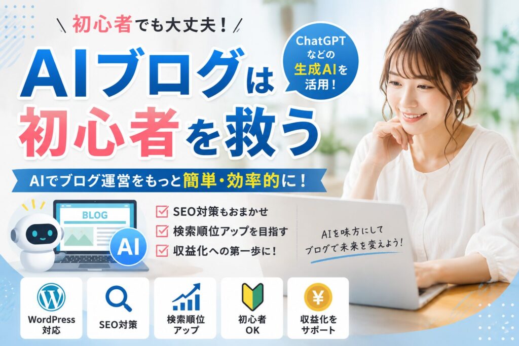 aiブログは初心者を救う
