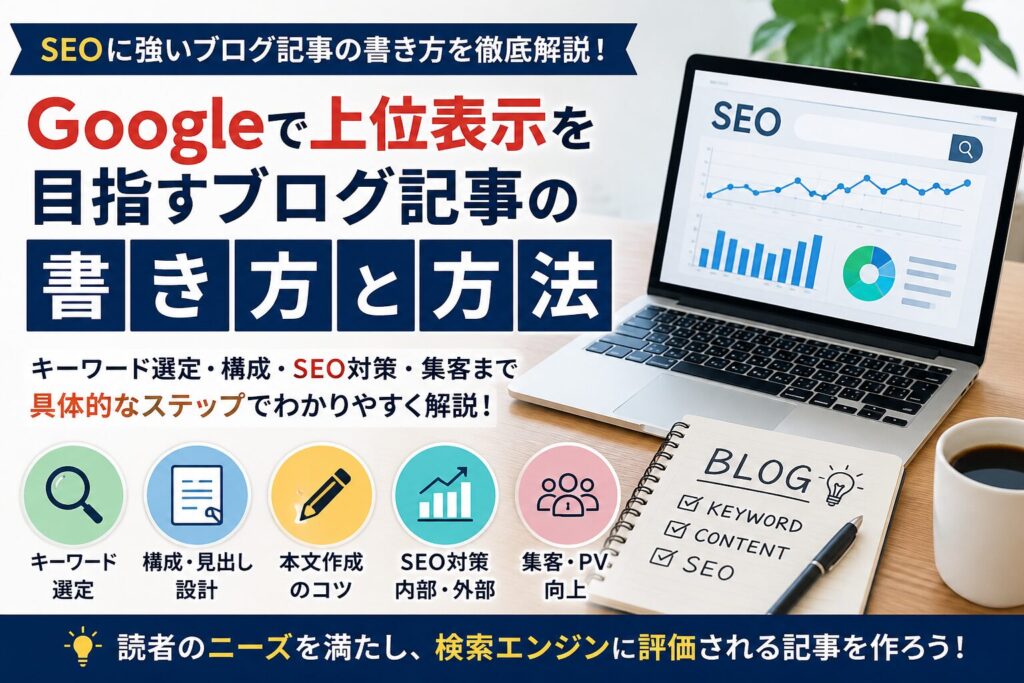誰でもseoブログ記事は書けるんです