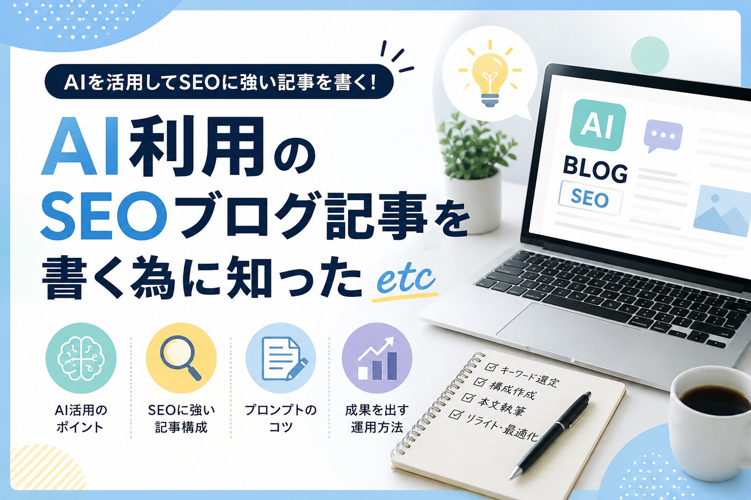 ai利用のseoブログ記事を書く為に知ったetc