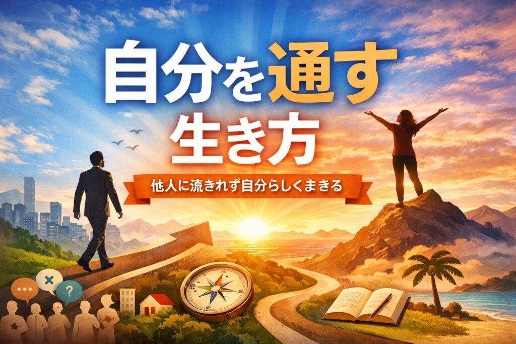 自分を通す生き方とは