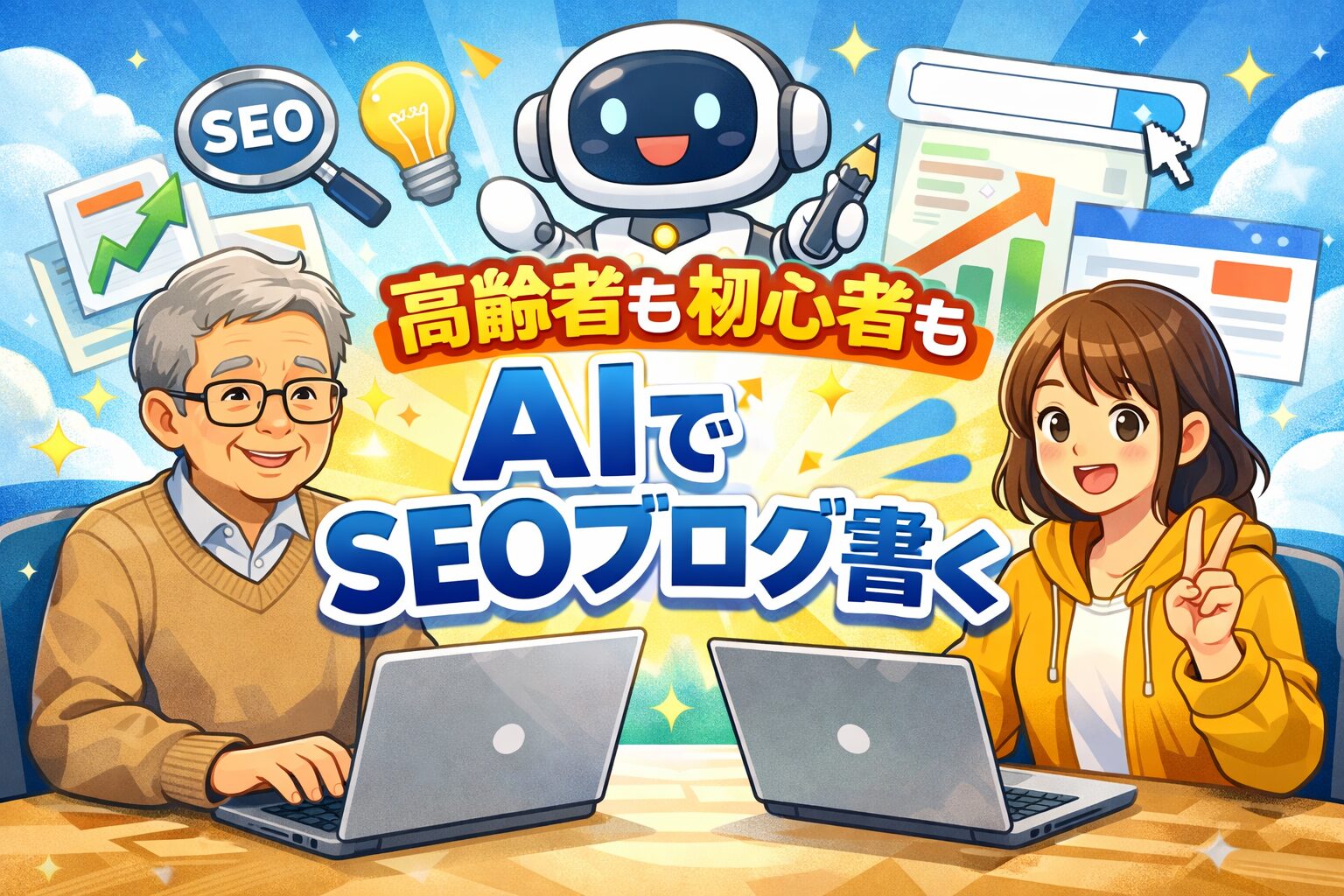 高齢者も初心者もAIでseoブログ書く