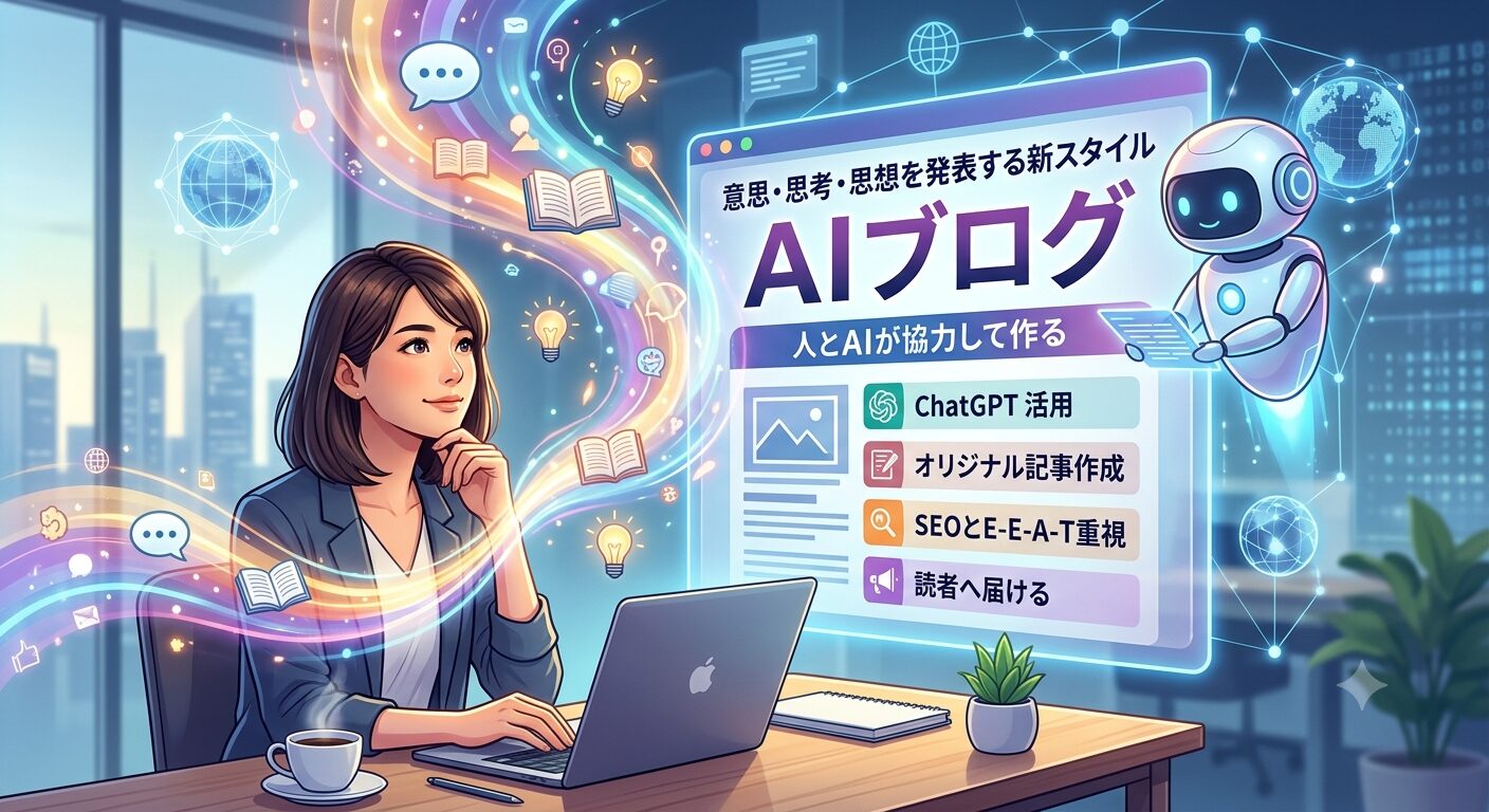 意思や思考や思想を発表するならaiブログです