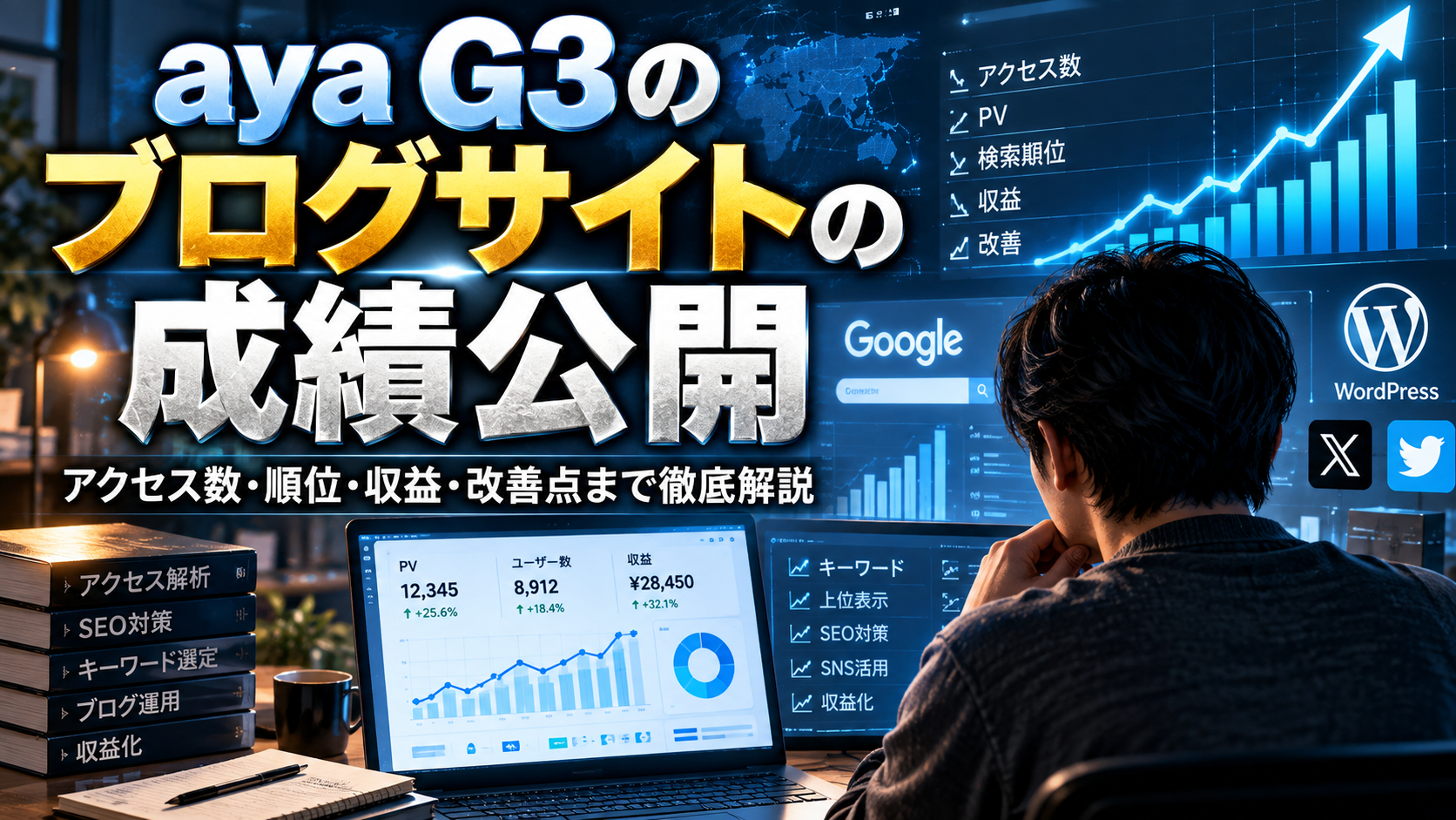 aya G3のブログサイトの成績公開