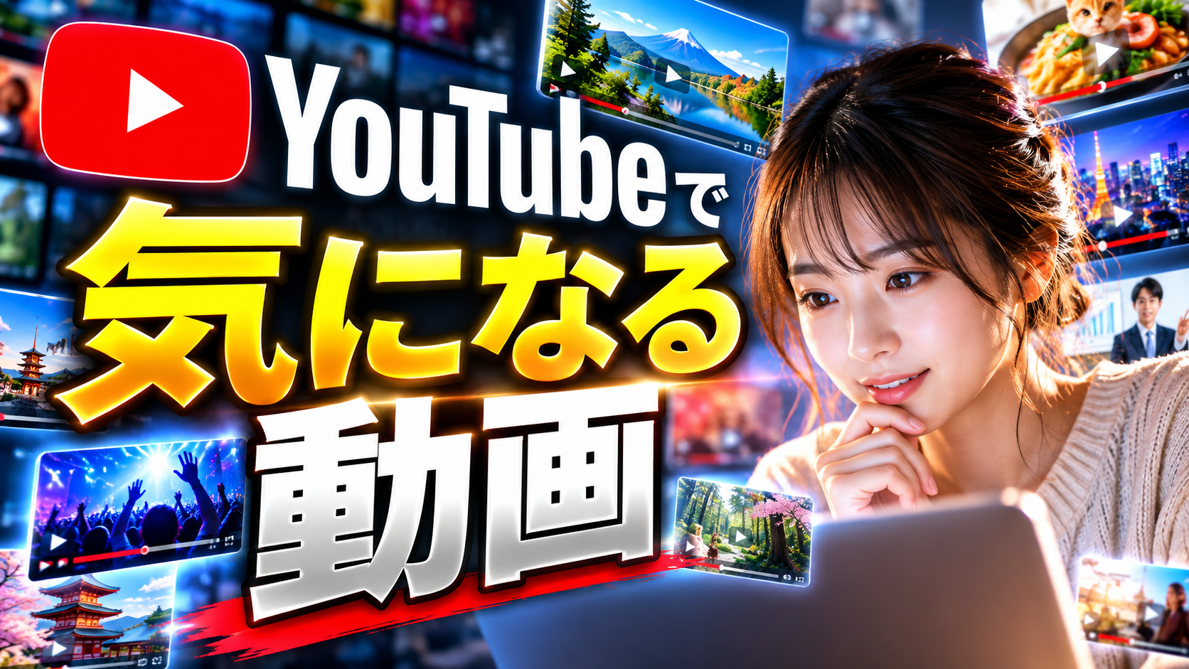 YouTubeで気になる動画