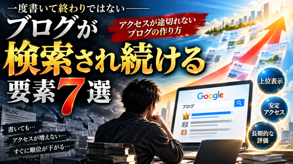 ブログが検索され続ける要素7選