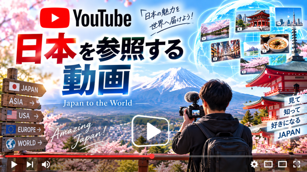 【YouTube動画】日本を参照する動画