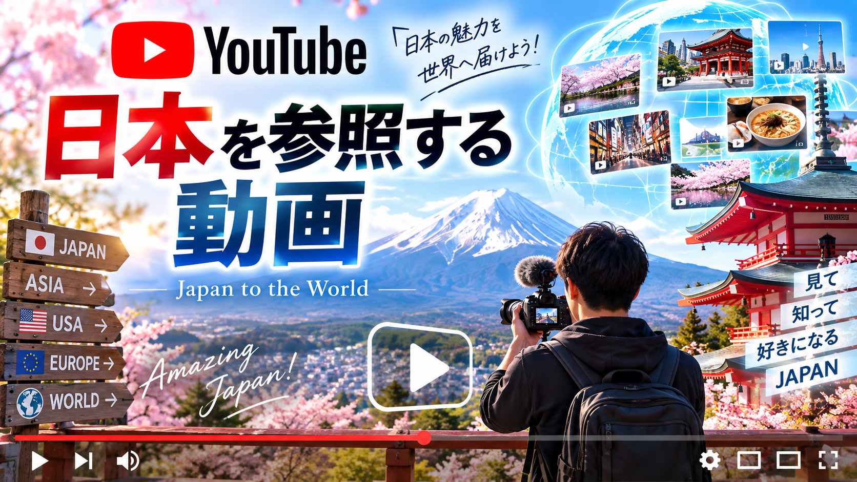 【YouTube動画】日本を参照する動画