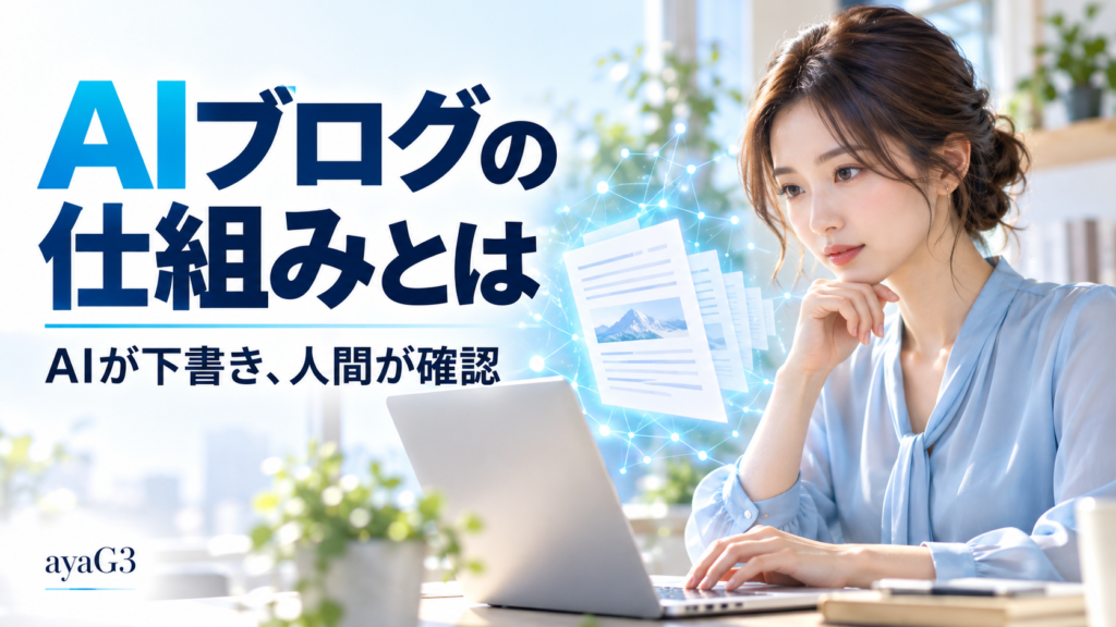 初心者だからAIブログに記事を書いてもらおう