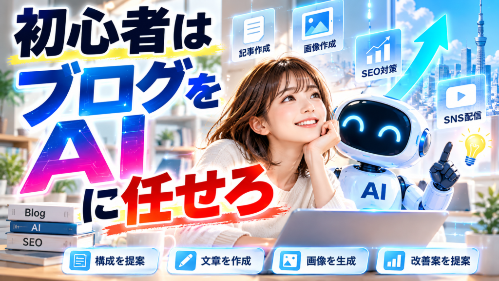 初心者はブログをaiに任せろ