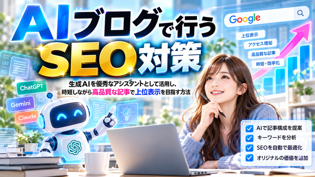 AIブログで行うseo対策
